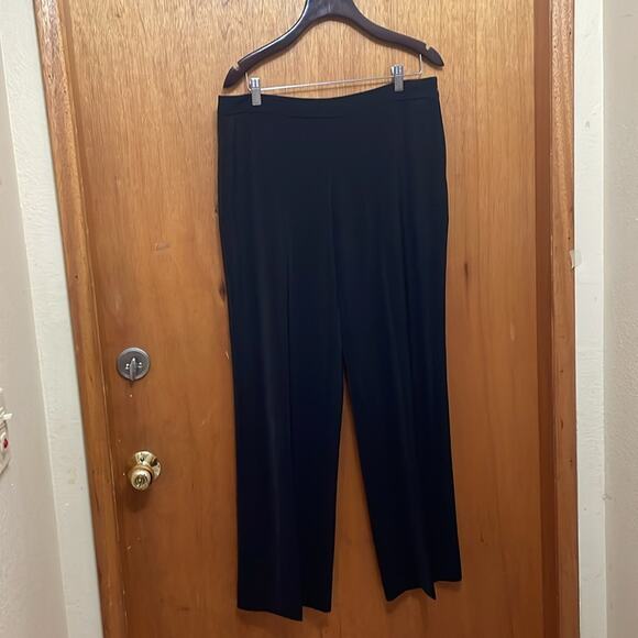 White House Black Market Black Slacks. 14R - Picture 3 of 5